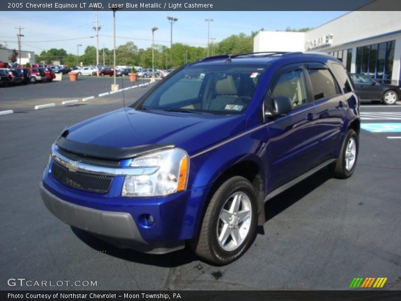Laser Blue Metallic / Light Cashmere 2005 Chevrolet Equinox LT AWD