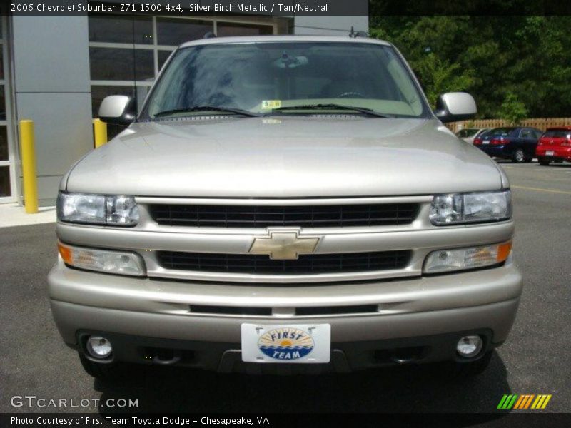 Silver Birch Metallic / Tan/Neutral 2006 Chevrolet Suburban Z71 1500 4x4