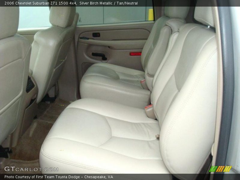 Silver Birch Metallic / Tan/Neutral 2006 Chevrolet Suburban Z71 1500 4x4