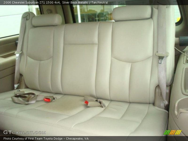 Silver Birch Metallic / Tan/Neutral 2006 Chevrolet Suburban Z71 1500 4x4