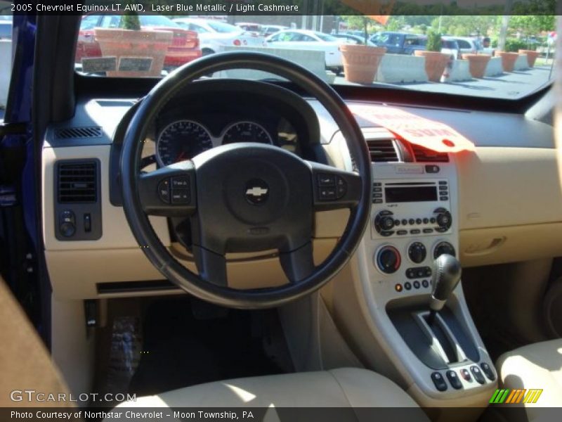 Laser Blue Metallic / Light Cashmere 2005 Chevrolet Equinox LT AWD