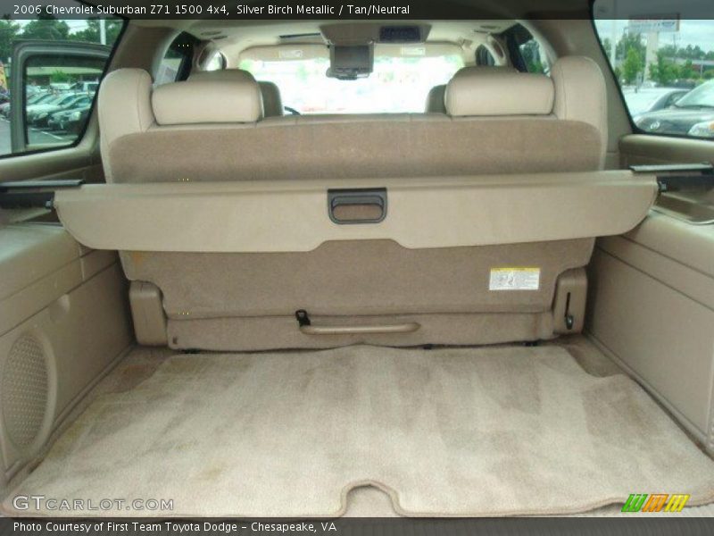 Silver Birch Metallic / Tan/Neutral 2006 Chevrolet Suburban Z71 1500 4x4