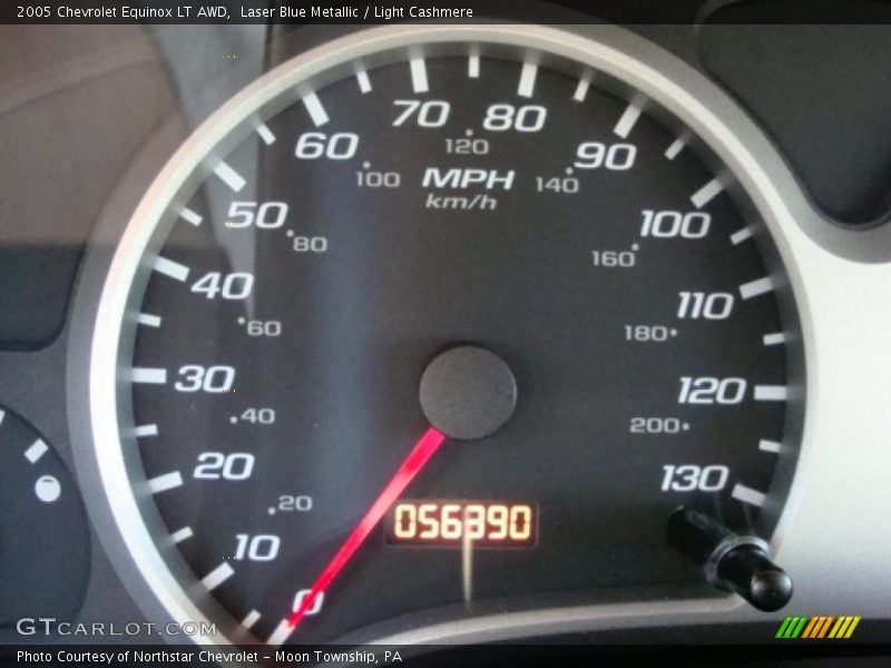 Laser Blue Metallic / Light Cashmere 2005 Chevrolet Equinox LT AWD
