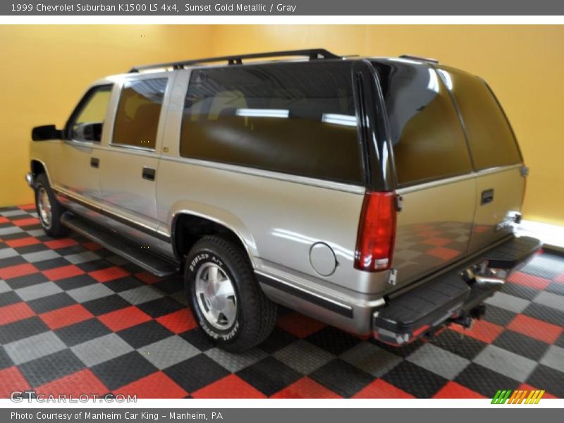 Sunset Gold Metallic / Gray 1999 Chevrolet Suburban K1500 LS 4x4