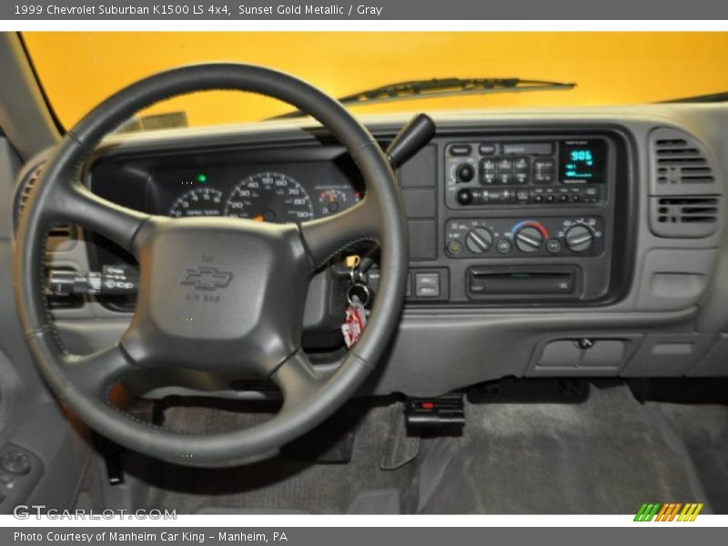 Sunset Gold Metallic / Gray 1999 Chevrolet Suburban K1500 LS 4x4