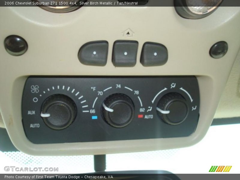 Silver Birch Metallic / Tan/Neutral 2006 Chevrolet Suburban Z71 1500 4x4