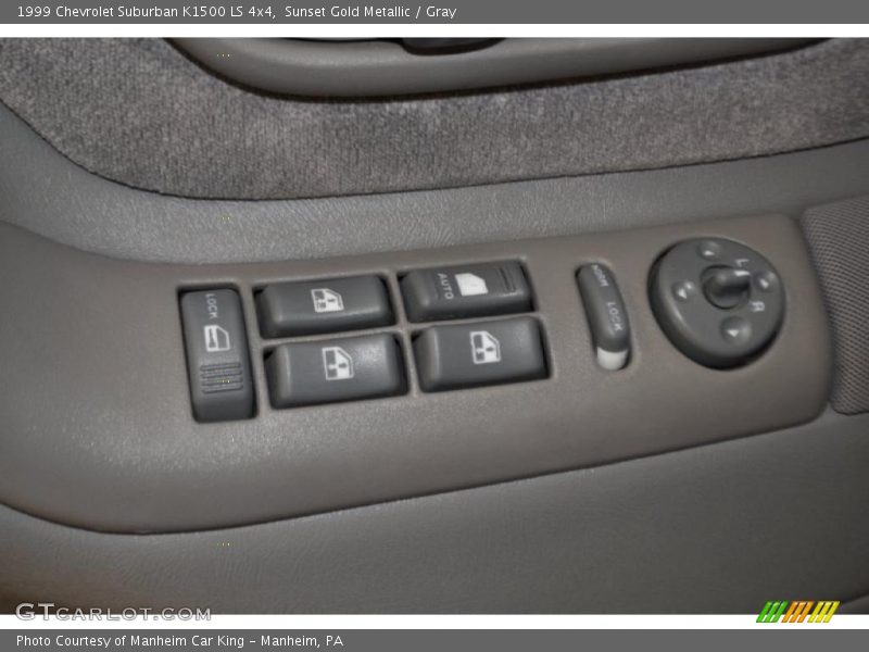 Sunset Gold Metallic / Gray 1999 Chevrolet Suburban K1500 LS 4x4