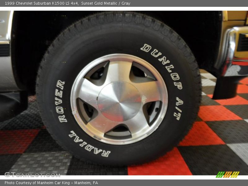 Sunset Gold Metallic / Gray 1999 Chevrolet Suburban K1500 LS 4x4
