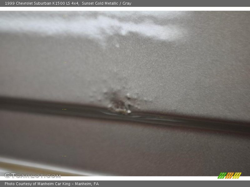 Sunset Gold Metallic / Gray 1999 Chevrolet Suburban K1500 LS 4x4