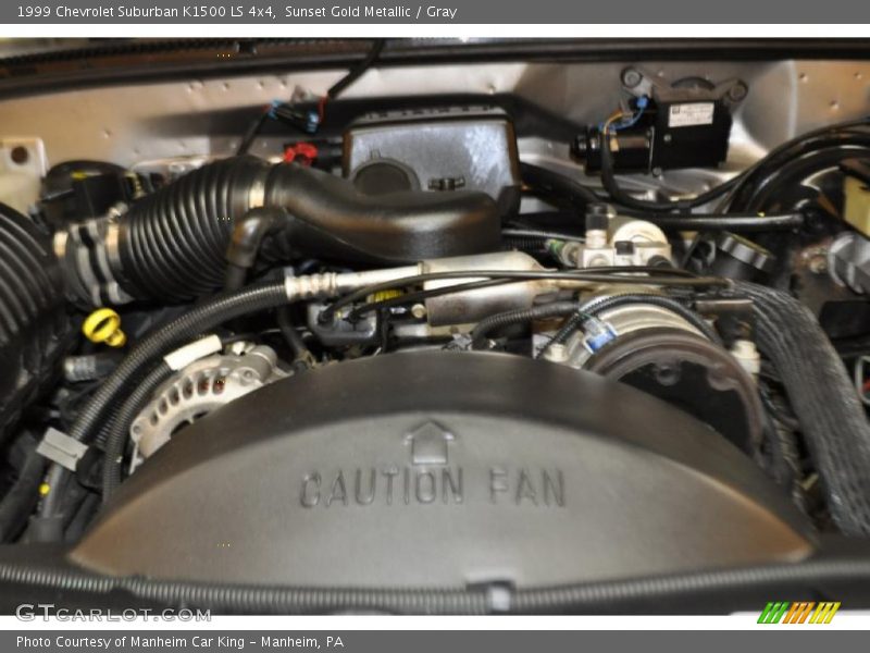 Sunset Gold Metallic / Gray 1999 Chevrolet Suburban K1500 LS 4x4
