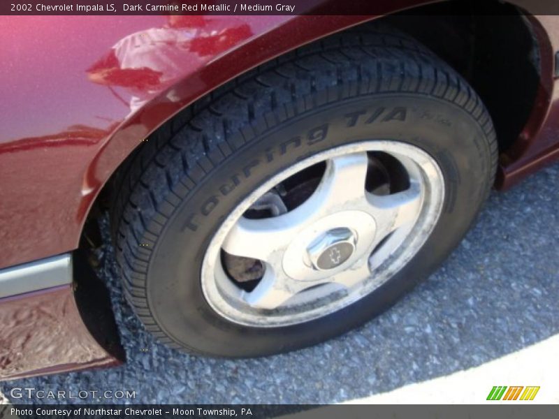 Dark Carmine Red Metallic / Medium Gray 2002 Chevrolet Impala LS