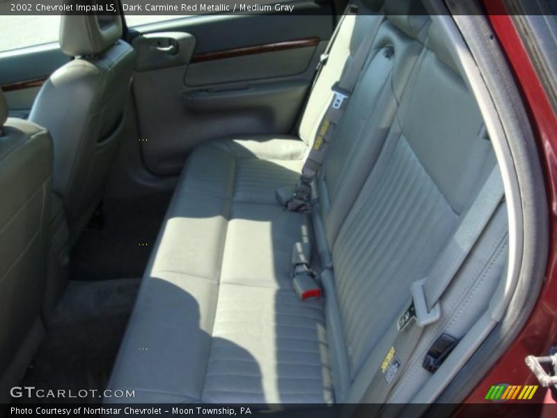 Dark Carmine Red Metallic / Medium Gray 2002 Chevrolet Impala LS