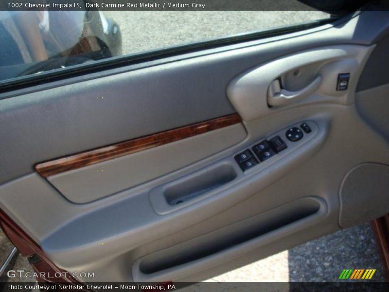 Dark Carmine Red Metallic / Medium Gray 2002 Chevrolet Impala LS