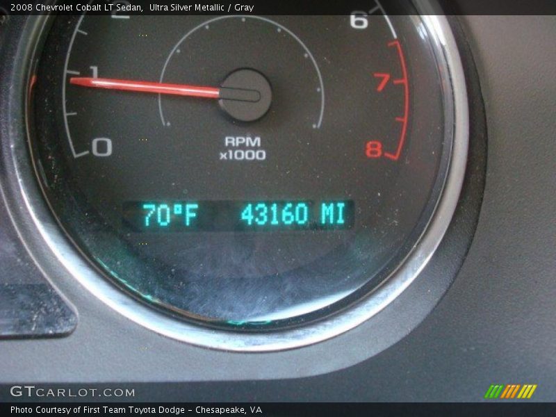Ultra Silver Metallic / Gray 2008 Chevrolet Cobalt LT Sedan