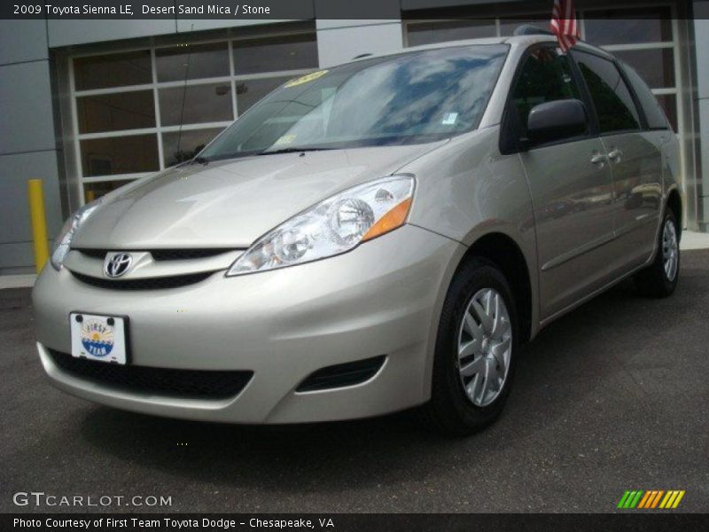 Desert Sand Mica / Stone 2009 Toyota Sienna LE