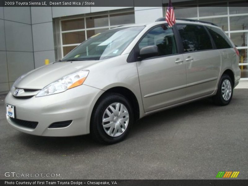 Desert Sand Mica / Stone 2009 Toyota Sienna LE