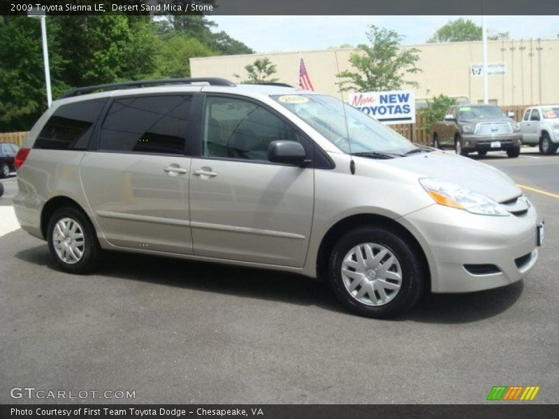 Desert Sand Mica / Stone 2009 Toyota Sienna LE
