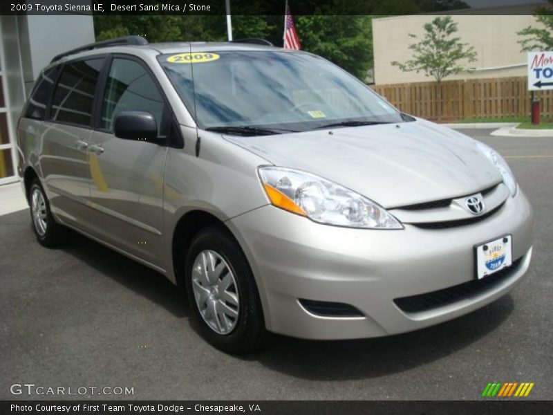 Desert Sand Mica / Stone 2009 Toyota Sienna LE