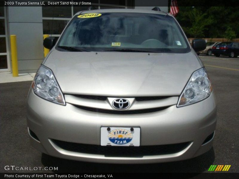 Desert Sand Mica / Stone 2009 Toyota Sienna LE