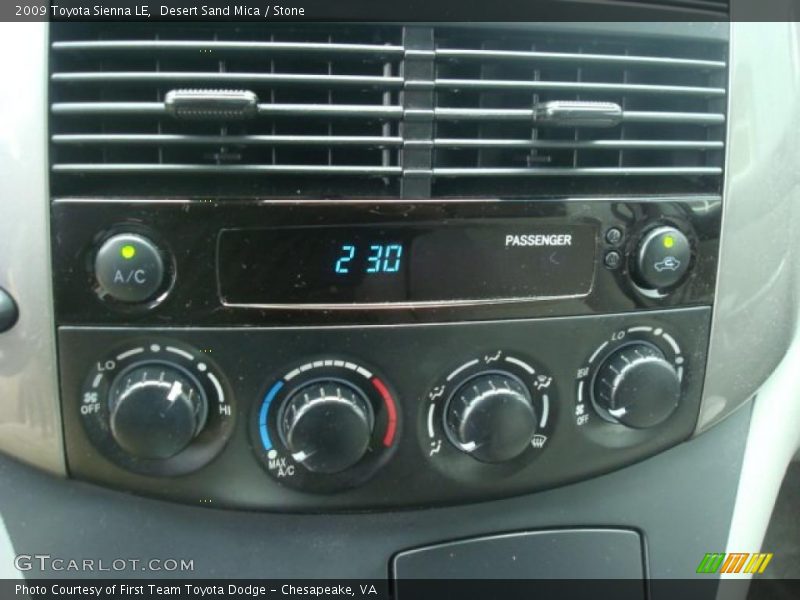 Desert Sand Mica / Stone 2009 Toyota Sienna LE