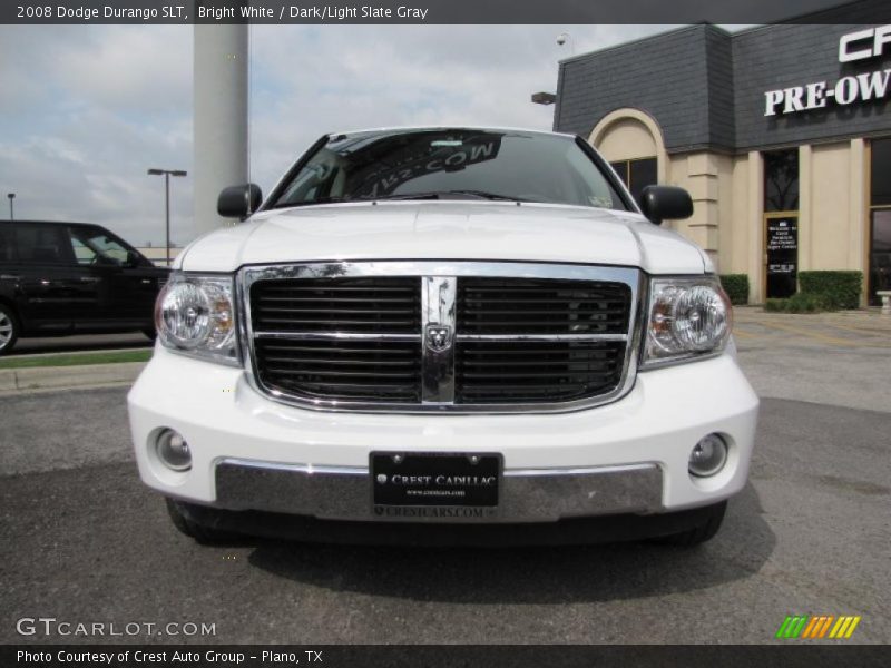 Bright White / Dark/Light Slate Gray 2008 Dodge Durango SLT