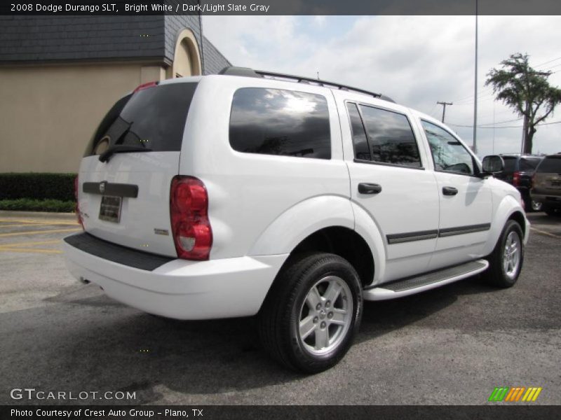 Bright White / Dark/Light Slate Gray 2008 Dodge Durango SLT