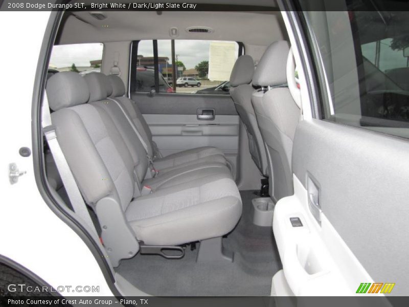 Bright White / Dark/Light Slate Gray 2008 Dodge Durango SLT