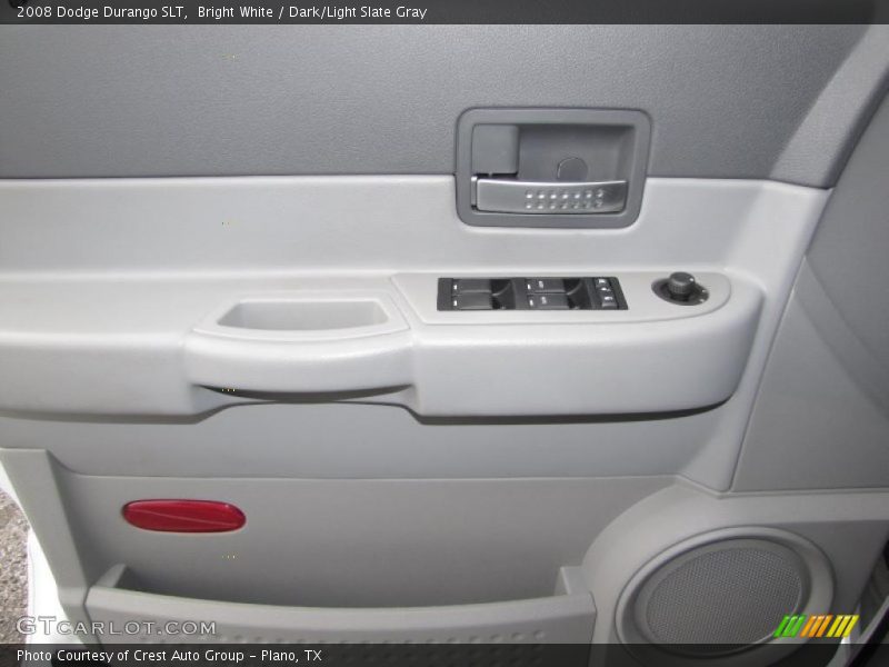 Bright White / Dark/Light Slate Gray 2008 Dodge Durango SLT