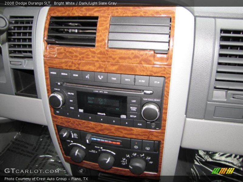 Bright White / Dark/Light Slate Gray 2008 Dodge Durango SLT