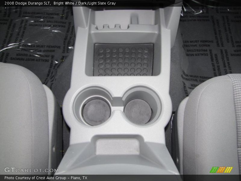 Bright White / Dark/Light Slate Gray 2008 Dodge Durango SLT