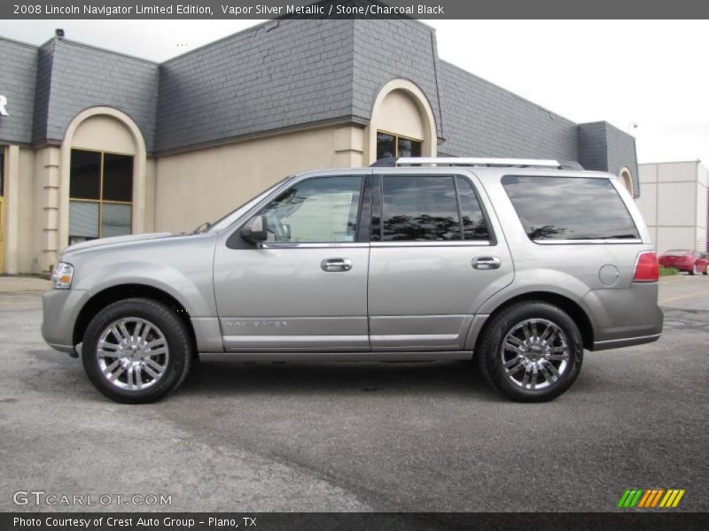 Vapor Silver Metallic / Stone/Charcoal Black 2008 Lincoln Navigator Limited Edition