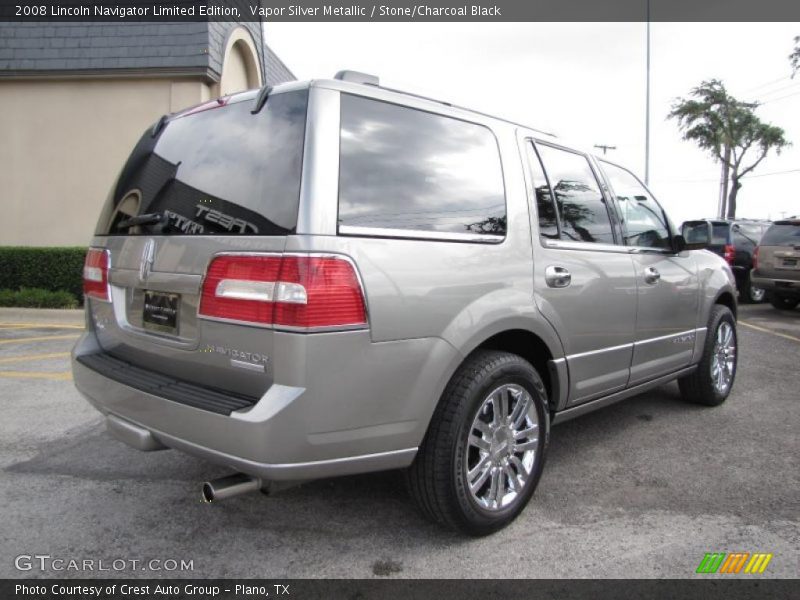 Vapor Silver Metallic / Stone/Charcoal Black 2008 Lincoln Navigator Limited Edition