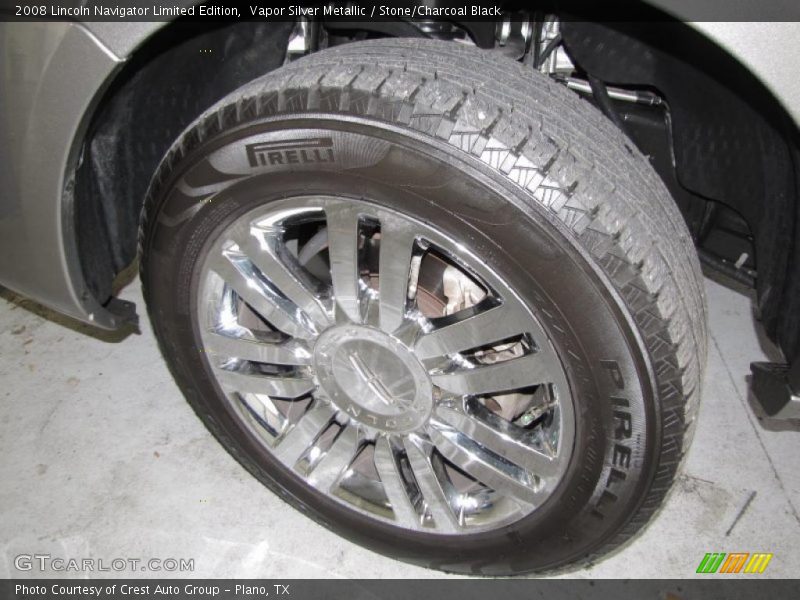 Vapor Silver Metallic / Stone/Charcoal Black 2008 Lincoln Navigator Limited Edition