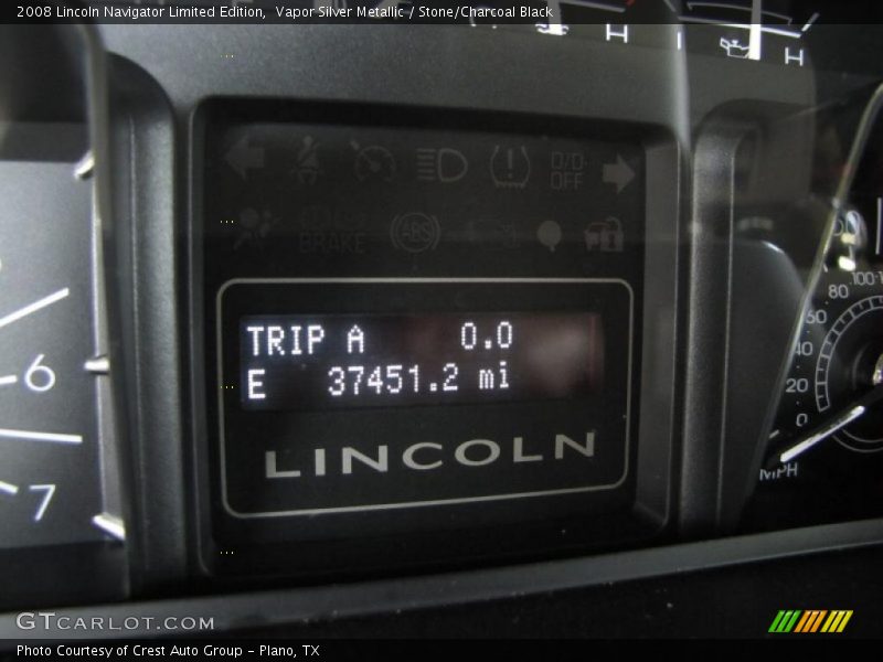 Vapor Silver Metallic / Stone/Charcoal Black 2008 Lincoln Navigator Limited Edition