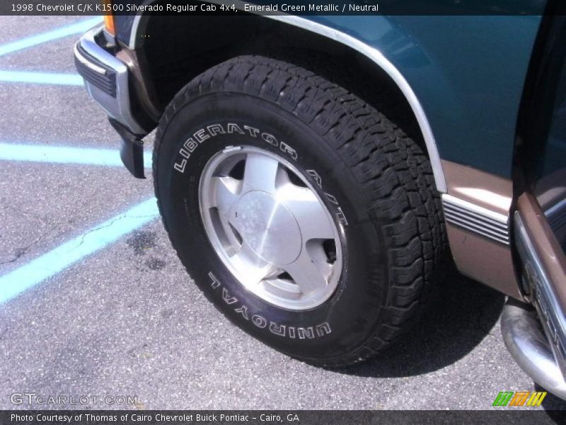 Emerald Green Metallic / Neutral 1998 Chevrolet C/K K1500 Silverado Regular Cab 4x4