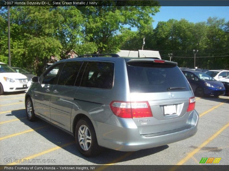 Slate Green Metallic / Ivory 2007 Honda Odyssey EX-L