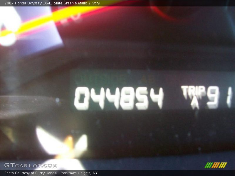 Slate Green Metallic / Ivory 2007 Honda Odyssey EX-L