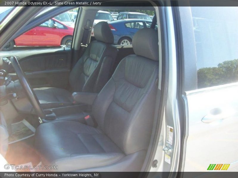 Slate Green Metallic / Ivory 2007 Honda Odyssey EX-L