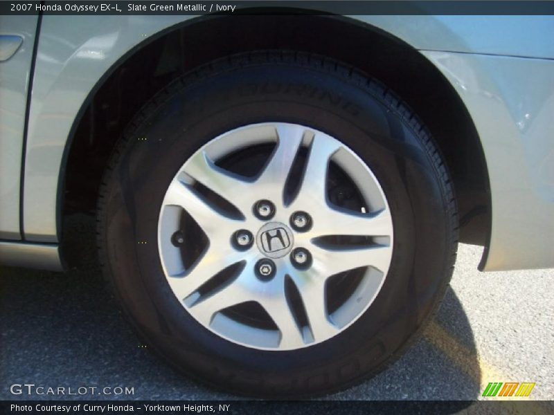 Slate Green Metallic / Ivory 2007 Honda Odyssey EX-L