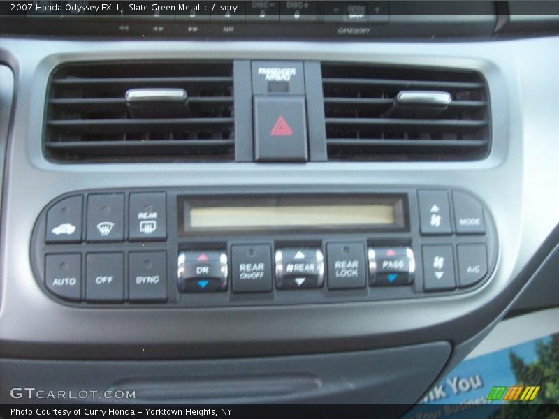 Slate Green Metallic / Ivory 2007 Honda Odyssey EX-L
