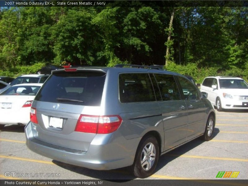Slate Green Metallic / Ivory 2007 Honda Odyssey EX-L
