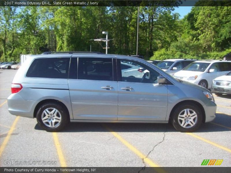 Slate Green Metallic / Ivory 2007 Honda Odyssey EX-L