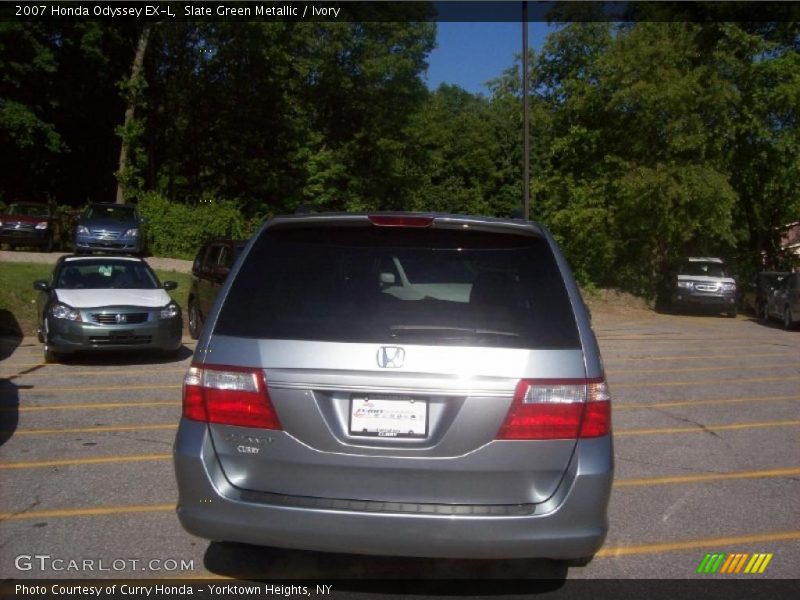 Slate Green Metallic / Ivory 2007 Honda Odyssey EX-L