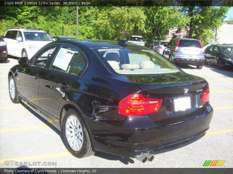 Jet Black / Beige 2009 BMW 3 Series 328xi Sedan