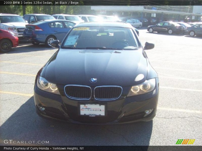Jet Black / Beige 2009 BMW 3 Series 328xi Sedan