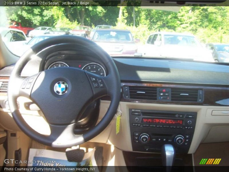 Jet Black / Beige 2009 BMW 3 Series 328xi Sedan