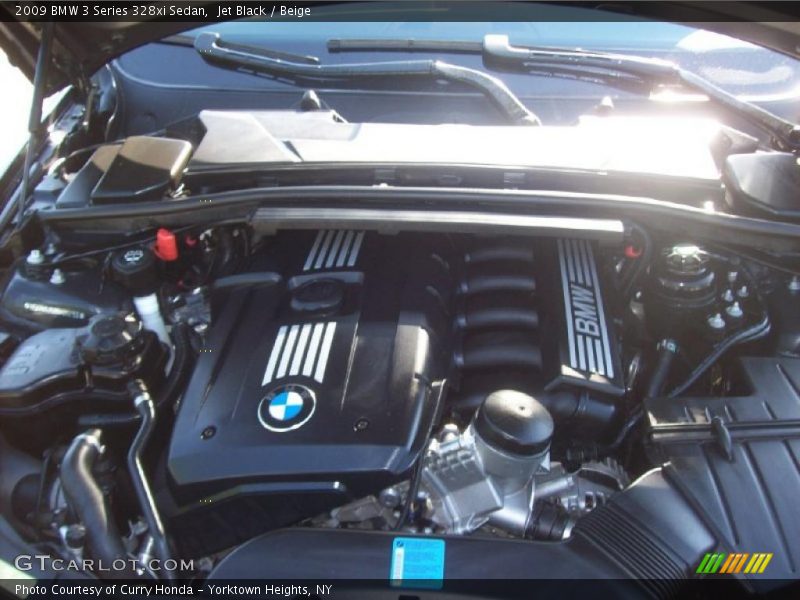 Jet Black / Beige 2009 BMW 3 Series 328xi Sedan