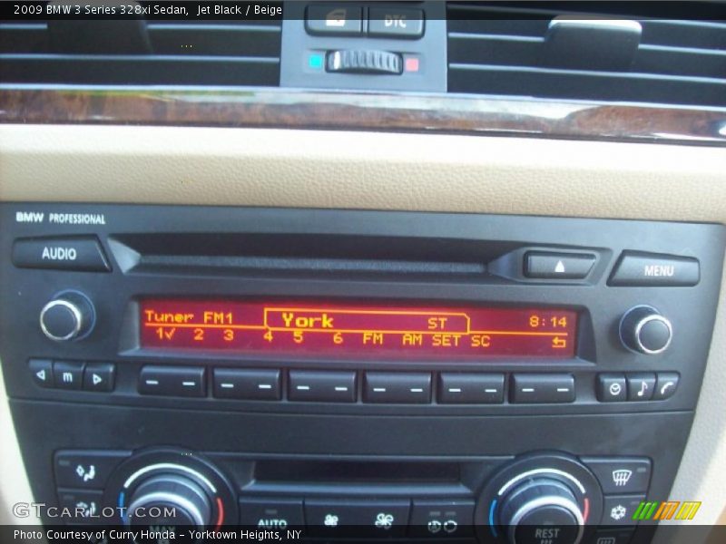 Jet Black / Beige 2009 BMW 3 Series 328xi Sedan