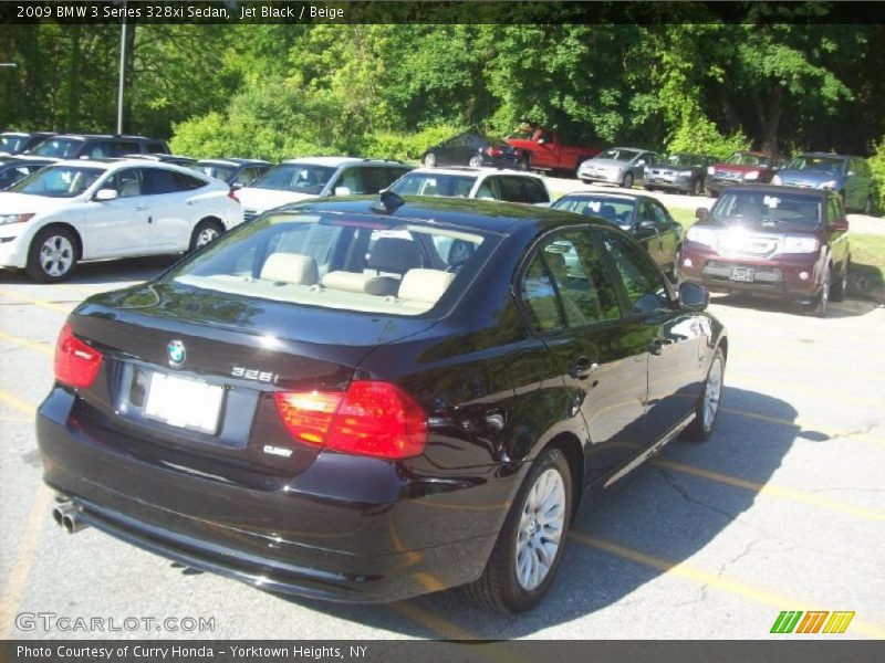 Jet Black / Beige 2009 BMW 3 Series 328xi Sedan