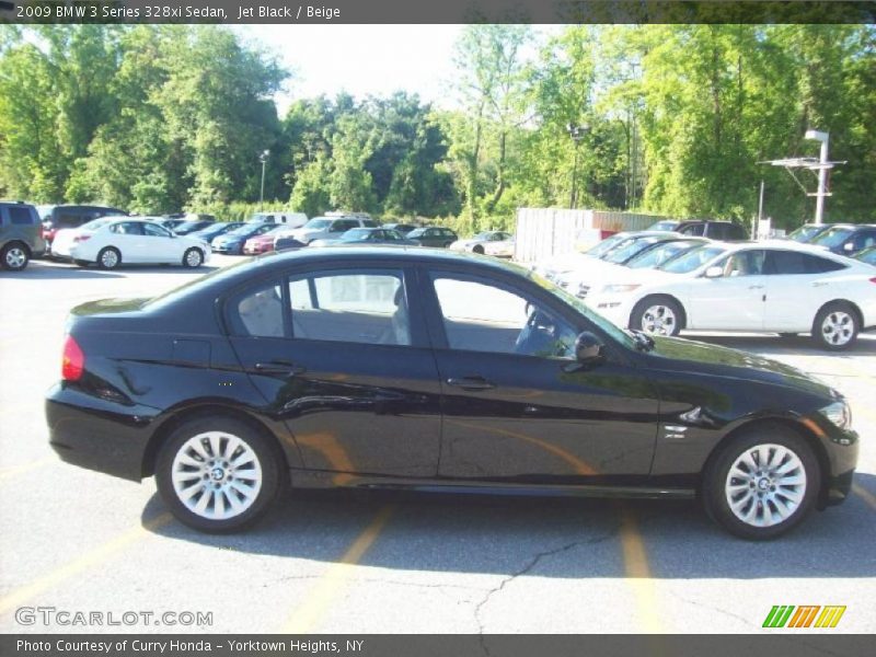 Jet Black / Beige 2009 BMW 3 Series 328xi Sedan